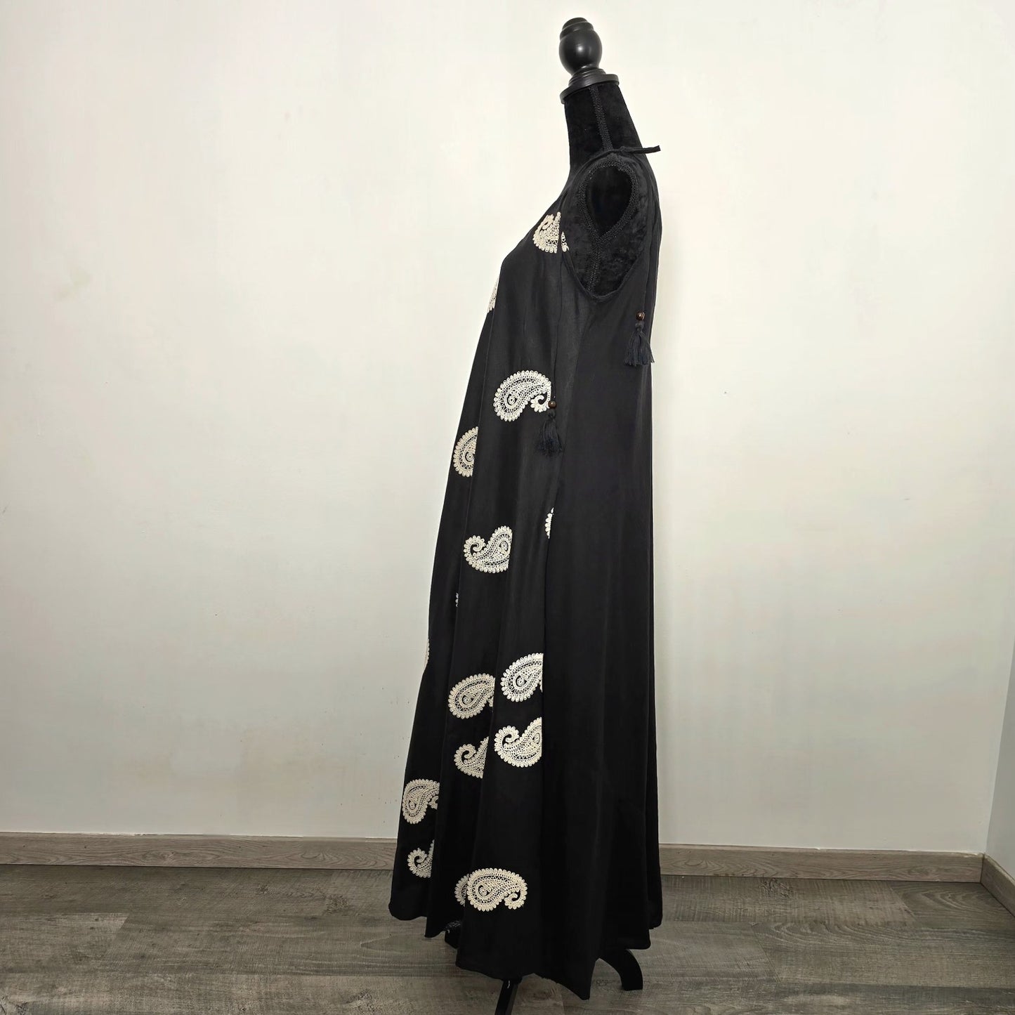 Robe Maxi à Imprimé Cachemire