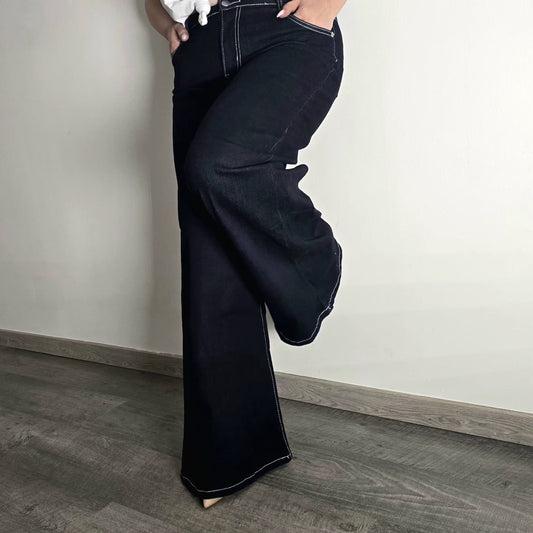 Jean "Le Grand Bleu" – Indigo Profond & Coupe Palazzo
