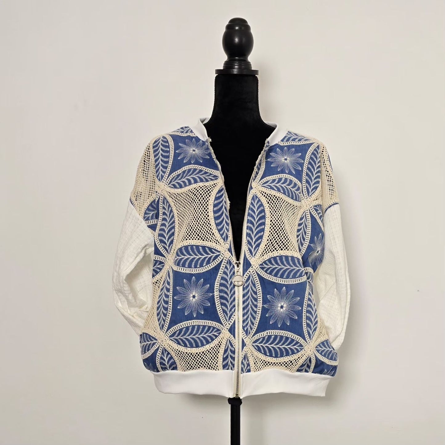 Veste d'Exception "Elena" – Haute Couture Italienne & Pur Coton