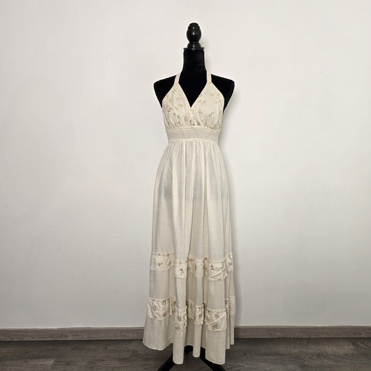 Évasion Bohème : Robe Maxi en Mélange Lin – Sélection Italienne