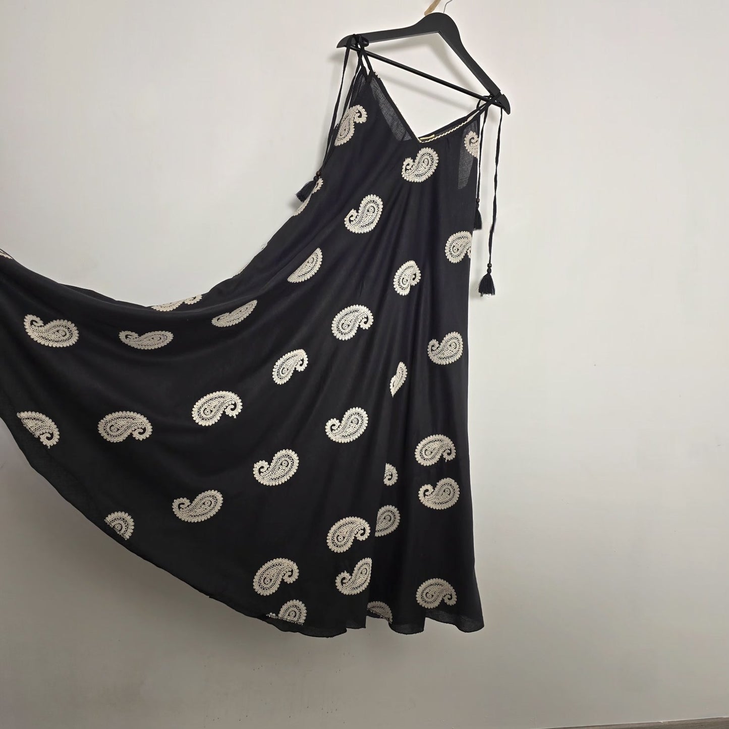 Robe Maxi à Imprimé Cachemire