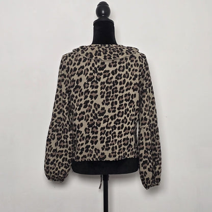The Iconic Leopard - Blouse Premium à Lacets