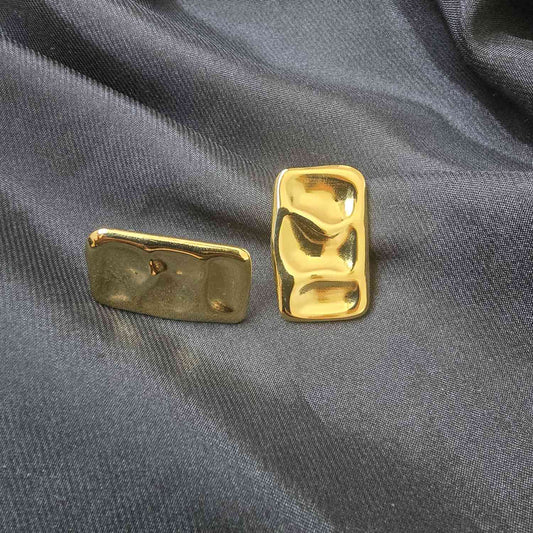 Boucles d'oreilles rectangle puce d'oreilles