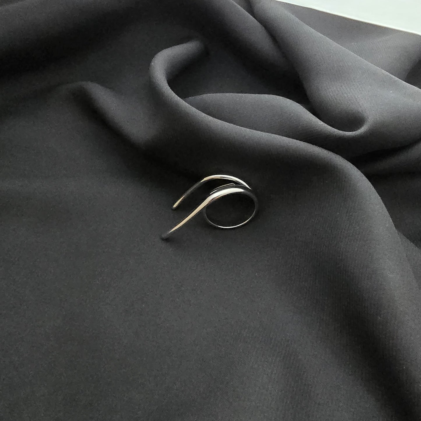 Bague Spirale Minimaliste - Argenté