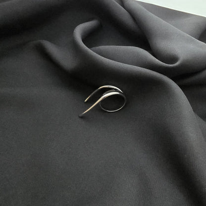 Bague Spirale Minimaliste - Argenté