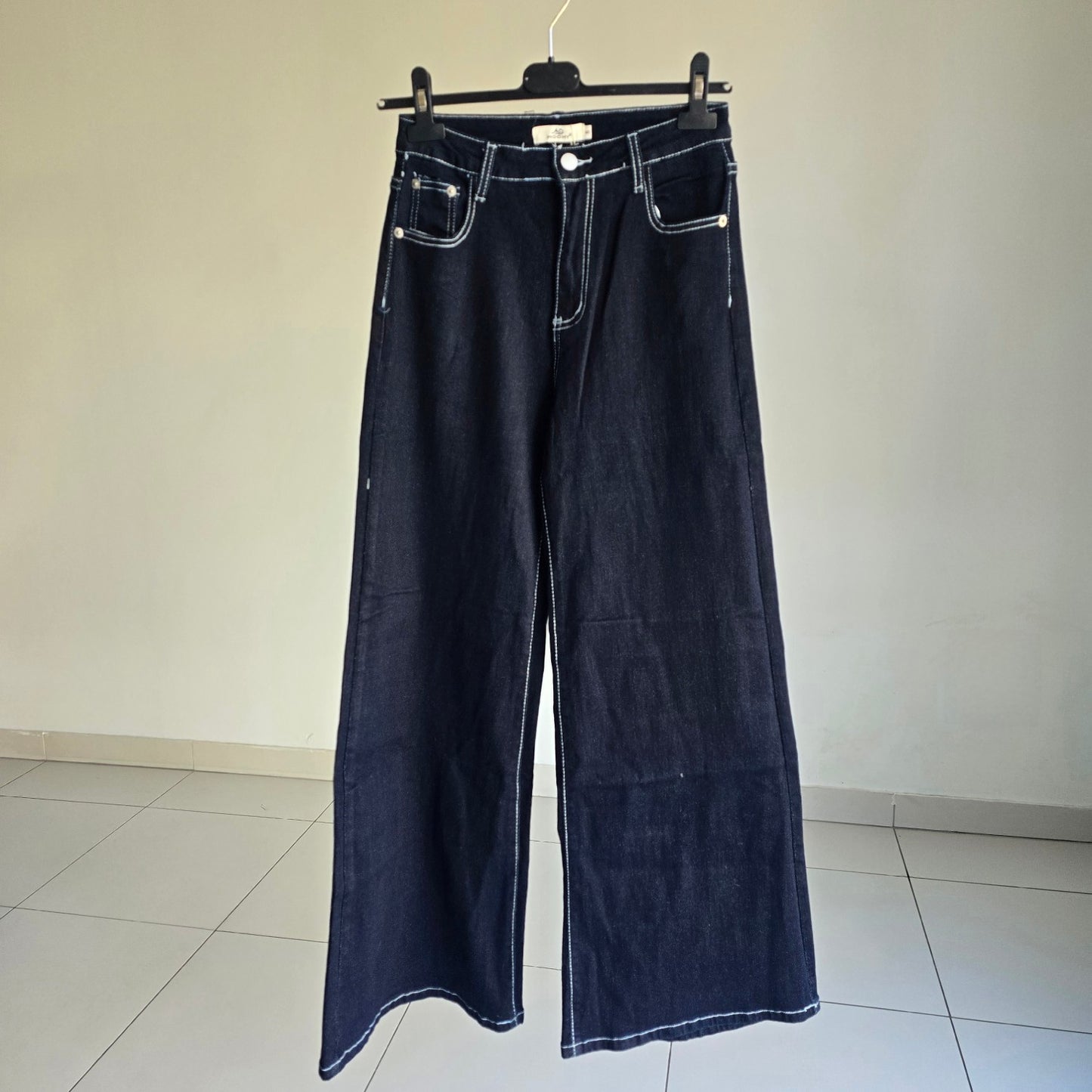Jean "Le Grand Bleu" – Indigo Profond & Coupe Palazzo