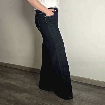 Jean "Le Grand Bleu" – Indigo Profond & Coupe Palazzo